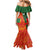 Custom Bangladesh And Zimbabwe Cricket Mermaid Dress 2025 Tigers Chevrons Together - Wonder Print Shop