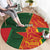 Custom Bangladesh And Zimbabwe Cricket Round Carpet 2025 Tigers Chevrons Together