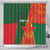 Custom Bangladesh And Zimbabwe Cricket Shower Curtain 2025 Tigers Chevrons Together