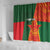 Custom Bangladesh And Zimbabwe Cricket Shower Curtain 2025 Tigers Chevrons Together