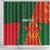 Custom Bangladesh And Zimbabwe Cricket Shower Curtain 2025 Tigers Chevrons Together