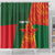 Custom Bangladesh And Zimbabwe Cricket Shower Curtain 2025 Tigers Chevrons Together