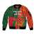 Custom Bangladesh And Zimbabwe Cricket Sleeve Zip Bomber Jacket 2025 Tigers Chevrons Together