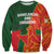 Custom Bangladesh And Zimbabwe Cricket Sweatshirt 2025 Tigers Chevrons Together