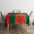 Custom Bangladesh And Zimbabwe Cricket Tablecloth 2025 Tigers Chevrons Together