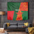 Custom Bangladesh And Zimbabwe Cricket Tapestry 2025 Tigers Chevrons Together