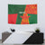 Custom Bangladesh And Zimbabwe Cricket Tapestry 2025 Tigers Chevrons Together