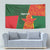 Custom Bangladesh And Zimbabwe Cricket Tapestry 2025 Tigers Chevrons Together