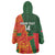 Custom Bangladesh And Zimbabwe Cricket Wearable Blanket Hoodie 2025 Tigers Chevrons Together - Wonder Print Shop