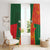 Custom Bangladesh And Zimbabwe Cricket Window Curtain 2025 Tigers Chevrons Together