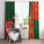 Custom Bangladesh And Zimbabwe Cricket Window Curtain 2025 Tigers Chevrons Together