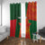 Custom Bangladesh And Zimbabwe Cricket Window Curtain 2025 Tigers Chevrons Together