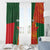 Custom Bangladesh And Zimbabwe Cricket Window Curtain 2025 Tigers Chevrons Together