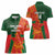 Custom Bangladesh And Zimbabwe Cricket Women Polo Shirt 2025 Tigers Chevrons Together