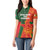 Custom Bangladesh And Zimbabwe Cricket Women Polo Shirt 2025 Tigers Chevrons Together