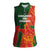 Custom Bangladesh And Zimbabwe Cricket Women Sleeveless Polo Shirt 2025 Tigers Chevrons Together