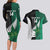 Custom New Zealand And Pakistan Cricket Couples Matching Long Sleeve Bodycon Dress and Hawaiian Shirt 2025 Black Cap Shaheens Together - Wonder Print Shop