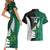 Custom New Zealand And Pakistan Cricket Couples Matching Short Sleeve Bodycon Dress and Hawaiian Shirt 2025 Black Cap Shaheens Together - Wonder Print Shop