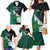 Custom New Zealand And Pakistan Cricket Family Matching Mermaid Dress and Hawaiian Shirt 2025 Black Cap Shaheens Together - Wonder Print Shop