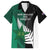 Custom New Zealand And Pakistan Cricket Family Matching Puletasi and Hawaiian Shirt 2025 Black Cap Shaheens Together - Wonder Print Shop