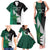 Custom New Zealand And Pakistan Cricket Family Matching Tank Maxi Dress and Hawaiian Shirt 2025 Black Cap Shaheens Together - Wonder Print Shop