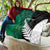 Custom New Zealand And Pakistan Cricket Quilt 2025 Black Cap Shaheens Together