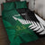 Custom New Zealand And Pakistan Cricket Quilt Bed Set 2025 Black Cap Shaheens Together