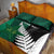 Custom New Zealand And Pakistan Cricket Quilt Bed Set 2025 Black Cap Shaheens Together