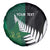 Custom New Zealand And Pakistan Cricket Spare Tire Cover 2025 Black Cap Shaheens Together