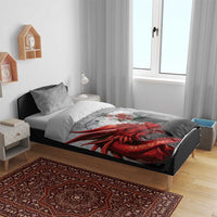 Wales Cardiff Capital Bedding Set Welsh Red Dragon Castell Caerdydd - Wonder Print Shop