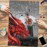 Wales Cardiff Capital Puzzle Welsh Red Dragon Castell Caerdydd - Wonder Print Shop