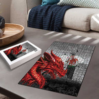 Wales Cardiff Capital Puzzle Welsh Red Dragon Castell Caerdydd - Wonder Print Shop