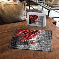 Wales Cardiff Capital Puzzle Welsh Red Dragon Castell Caerdydd - Wonder Print Shop