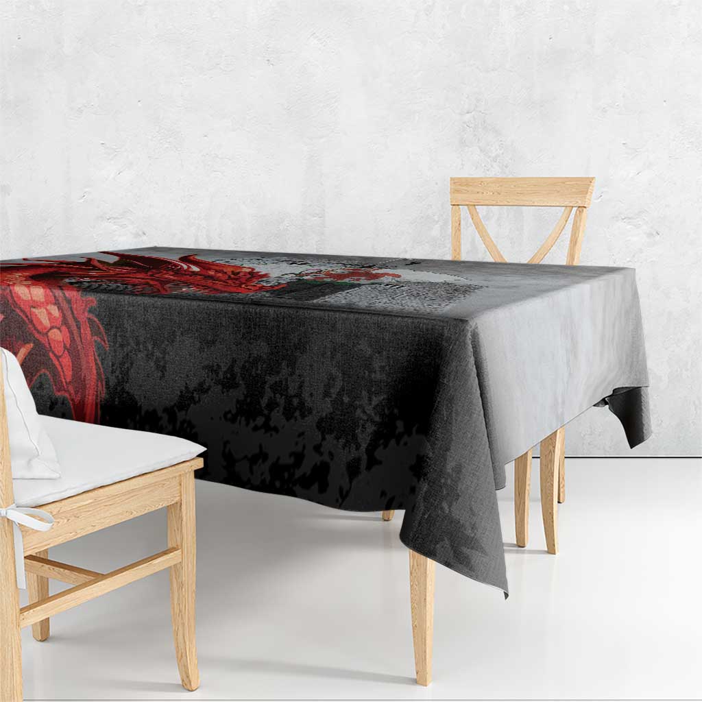 Wales Cardiff Capital Tablecloth Welsh Red Dragon Castell Caerdydd - Wonder Print Shop