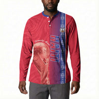 Custom Afro-Haiti Football Button Sweatshirt 2026 Grenadye Alaso Red Version