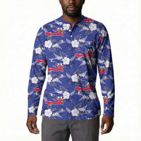 Afro-Haitians Button Sweatshirt Ayiti Map and Rose Kayenn Tropical Style
