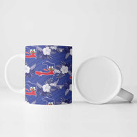 Afro-Haitians Ceramic Mug Ayiti Map and Rose Kayenn Tropical Style - Wonder Print Shop