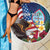 Personalised United States And Guam Beach Blanket USA Eagle With Guahan Seal Tropical Vibes