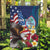 Personalised United States And Guam Garden Flag USA Eagle With Guahan Seal Tropical Vibes - Wonder Print Shop