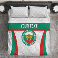 Custom Bulgaria Football Bedding Set Bulgarian Pattern Sporty Style