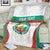 Custom Bulgaria Football Blanket Bulgarian Pattern Sporty Style