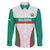 Custom Bulgaria Football Family Matching Puletasi and Hawaiian Shirt Bulgarian Pattern Sporty Style