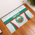 Custom Bulgaria Football Rubber Doormat Bulgarian Pattern Sporty Style