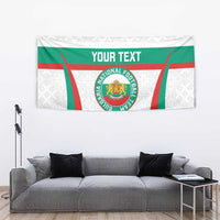Custom Bulgaria Football Tapestry Bulgarian Pattern Sporty Style