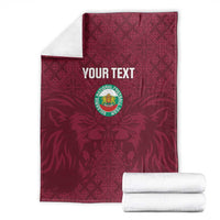 Custom Bulgaria Football Blanket Go Lavovete Bulgarian Pattern
