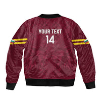 Custom Bulgaria Football Bomber Jacket Go Lavovete Bulgarian Pattern