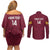 Custom Bulgaria Football Couples Matching Off Shoulder Short Dress and Long Sleeve Button Shirt Go Lavovete Bulgarian Pattern
