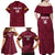 Custom Bulgaria Football Family Matching Off Shoulder Maxi Dress and Hawaiian Shirt Go Lavovete Bulgarian Pattern