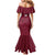 Custom Bulgaria Football Mermaid Dress Go Lavovete Bulgarian Pattern