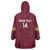 Custom Bulgaria Football Wearable Blanket Hoodie Go Lavovete Bulgarian Pattern